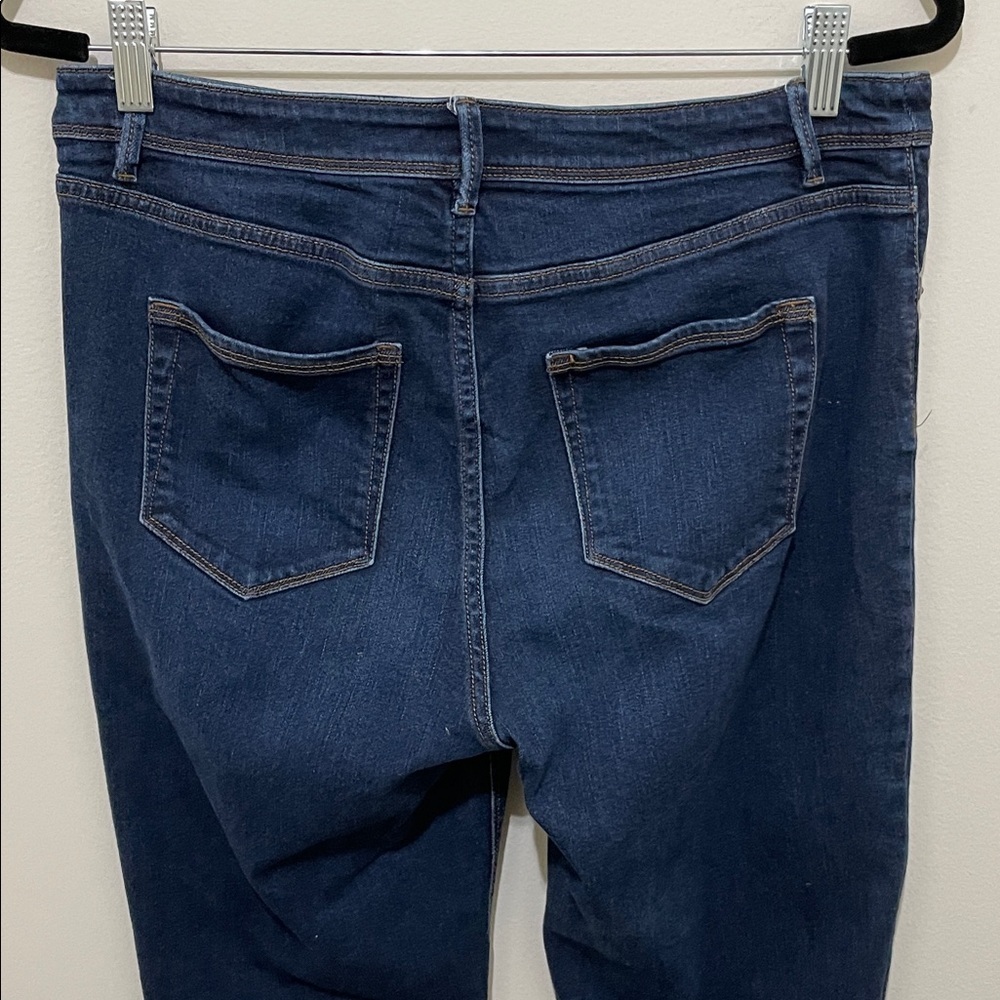 Women's J. Jill High-rise Straight Leg Blue Jeans, Size 10 - Picture 6 of 15